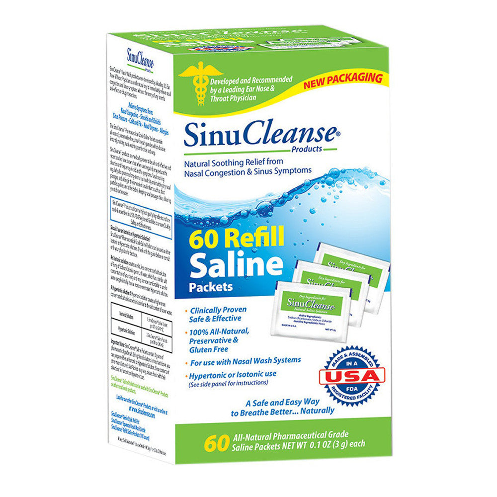SinuCleanse Saline Solution Refill Packets, 1 Ea